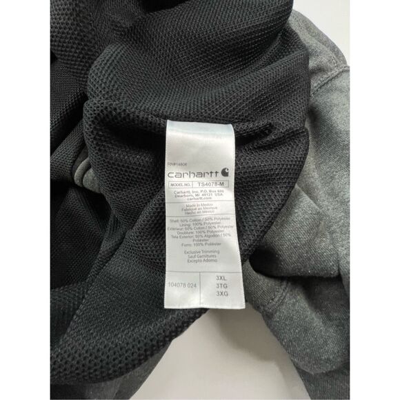 Carhartt Rain Defender Loose Fit Thermal Lined Full Zip Sweatshirt Size XXXL 3XL - Picture 12 of 12